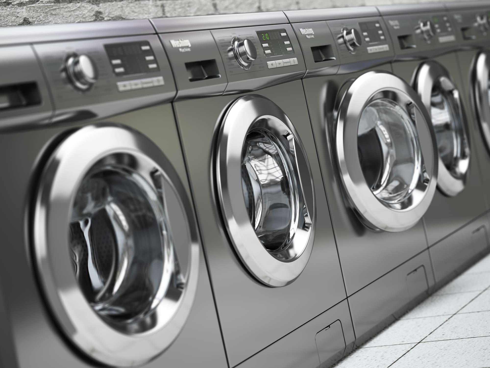 Washing machines in action
